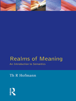 cover image of Realms of Meaning